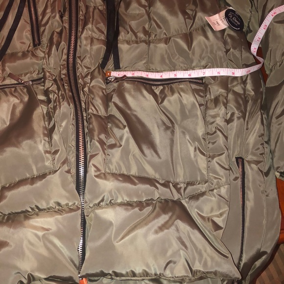 Forever21+Ci sono NWT  faux utility trim shearling parka puffer jacket size XL. - Picture 16 of 17